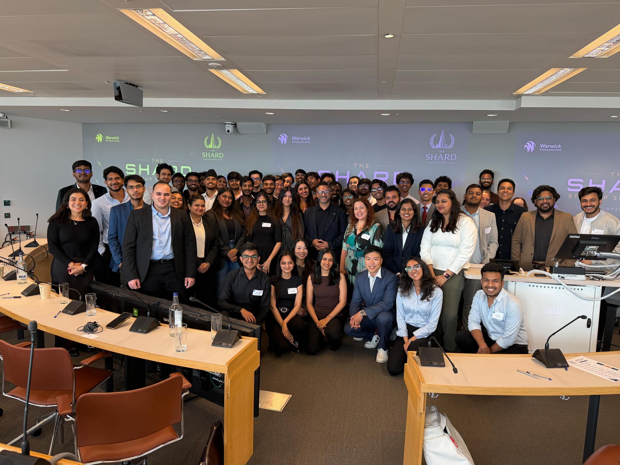 Everyone gathered together at the Shard Startup Summit 2026